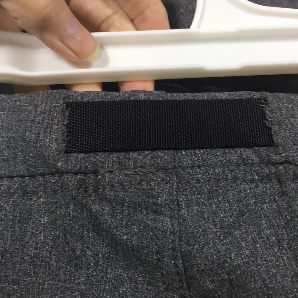 NWT gray 38x32L size XL Goodfellows pants zipper pockets elastic waistba… - Picture 8 of 11